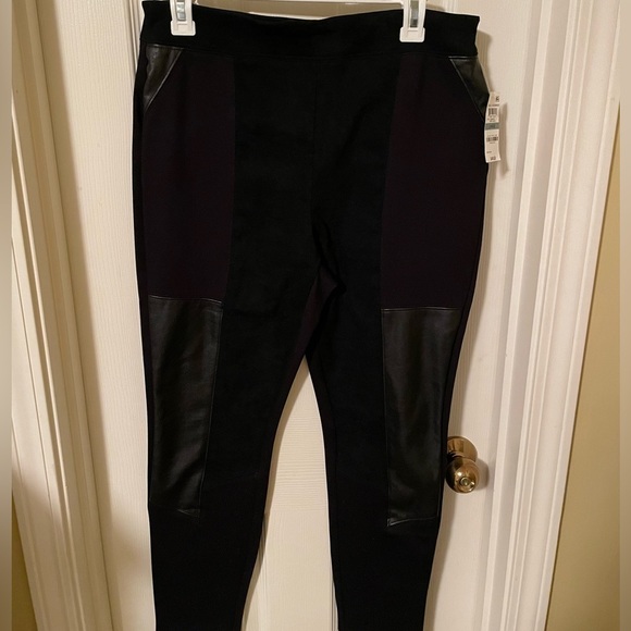 Pants - 𝅺Bar III leather detailed pants size large